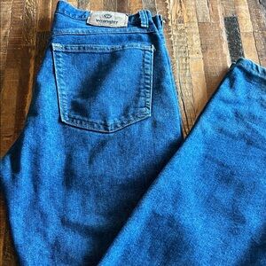 Wrangler Men's Deep Blue Relaxed Jeans